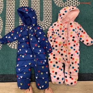 Hanna Andersson snowsuits 18-24 months